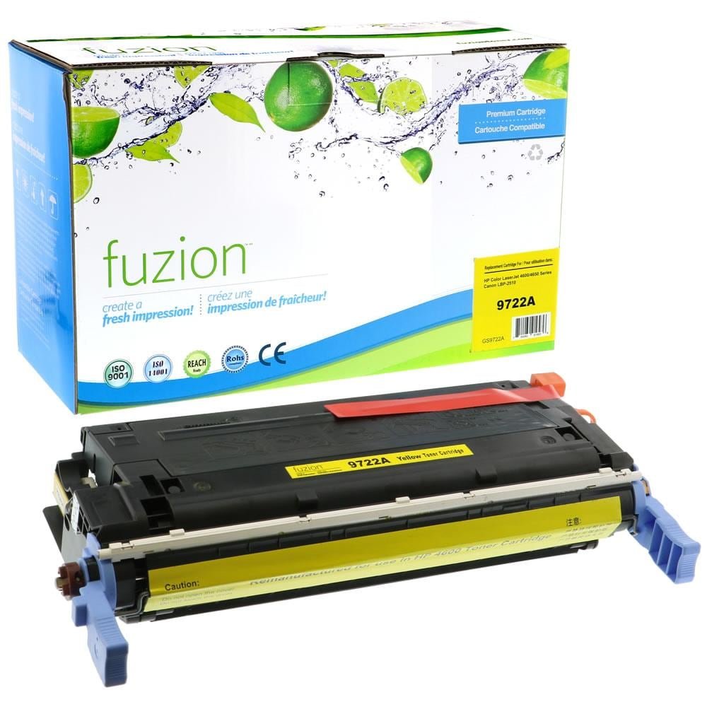 HP C9722A (641A) Remanufactured Toner - Yellow